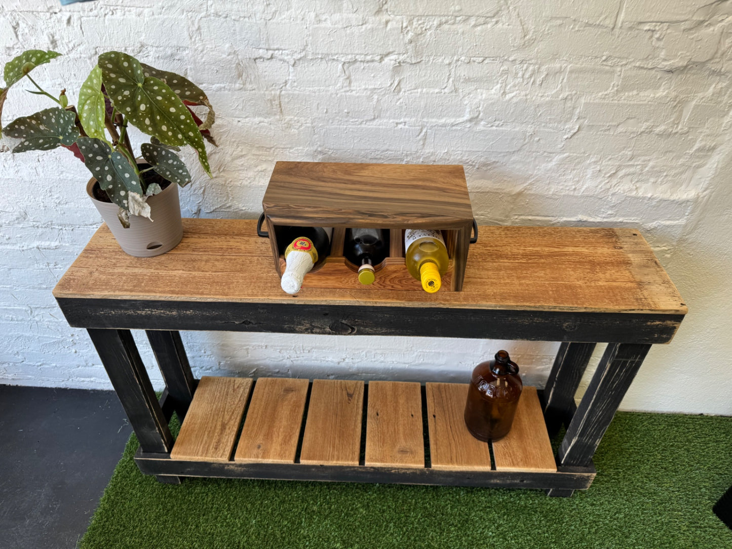 Sinker Cypress Wine Caddy