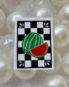 Linocut Greeting Card - Watermelon
