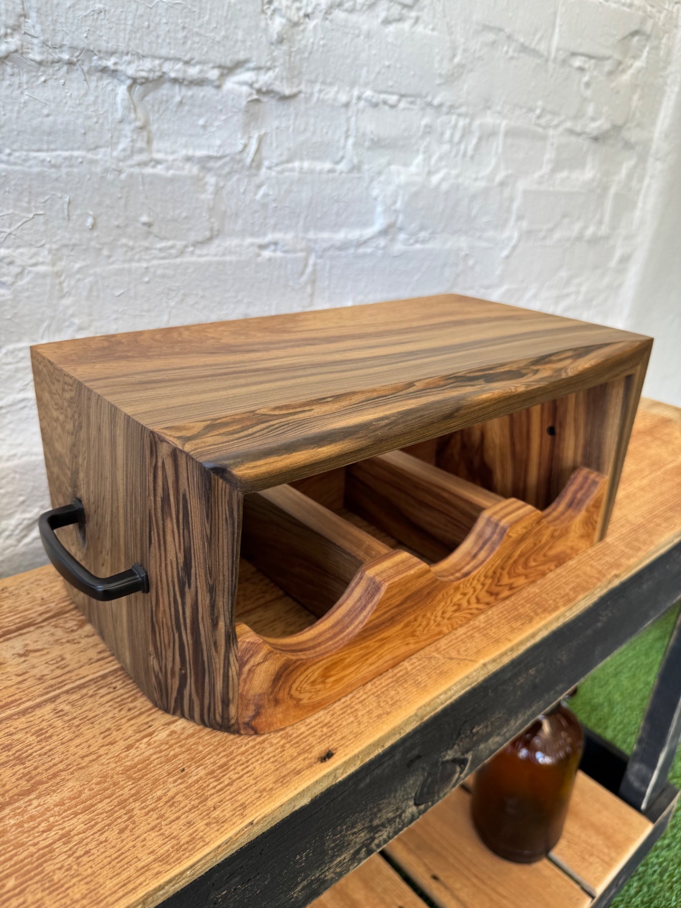 Sinker Cypress Wine Caddy