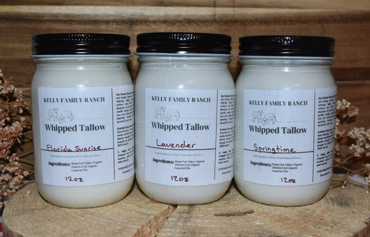 Kelly Family Ranch Whipped Tallow 4oz - Lavender