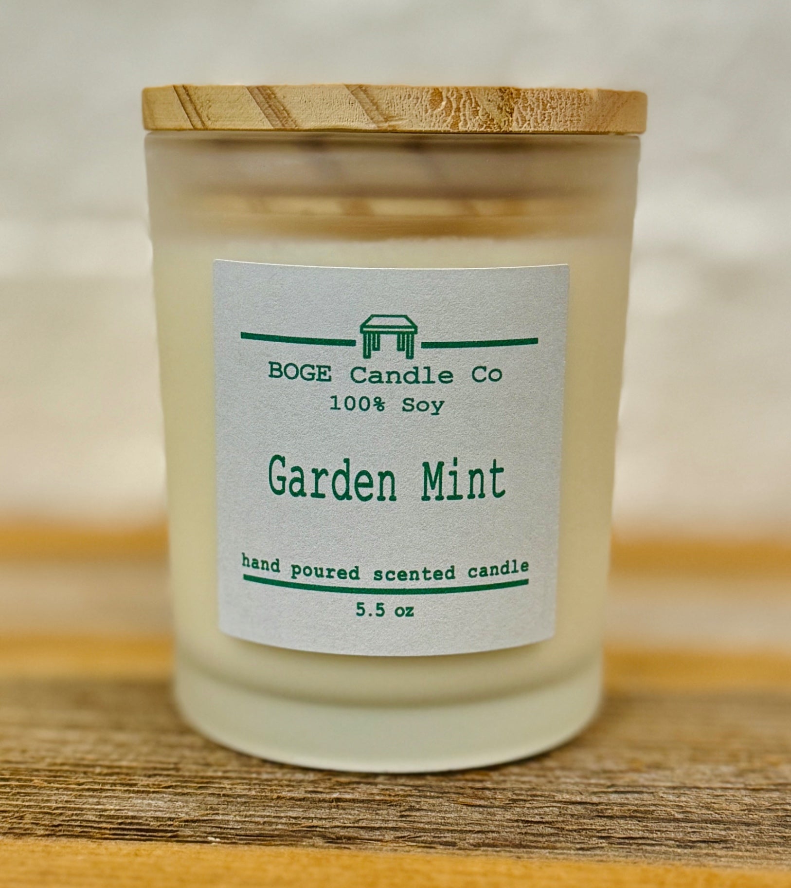 Garden Mint Soy Candle 5.5 oz