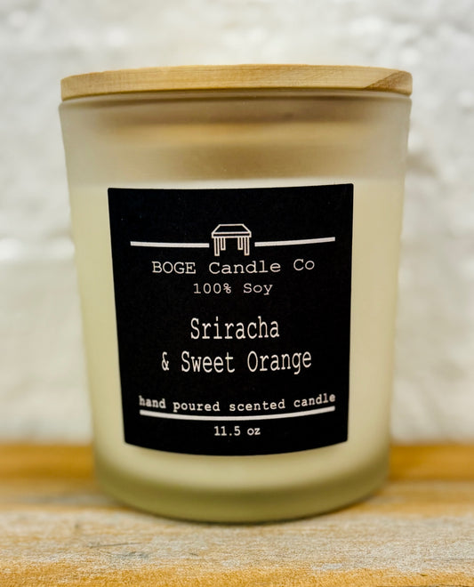 Sriracha & Sweet Orange Soy Candle 11.5 oz