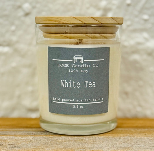 White Tea Soy Candle  5.5 oz