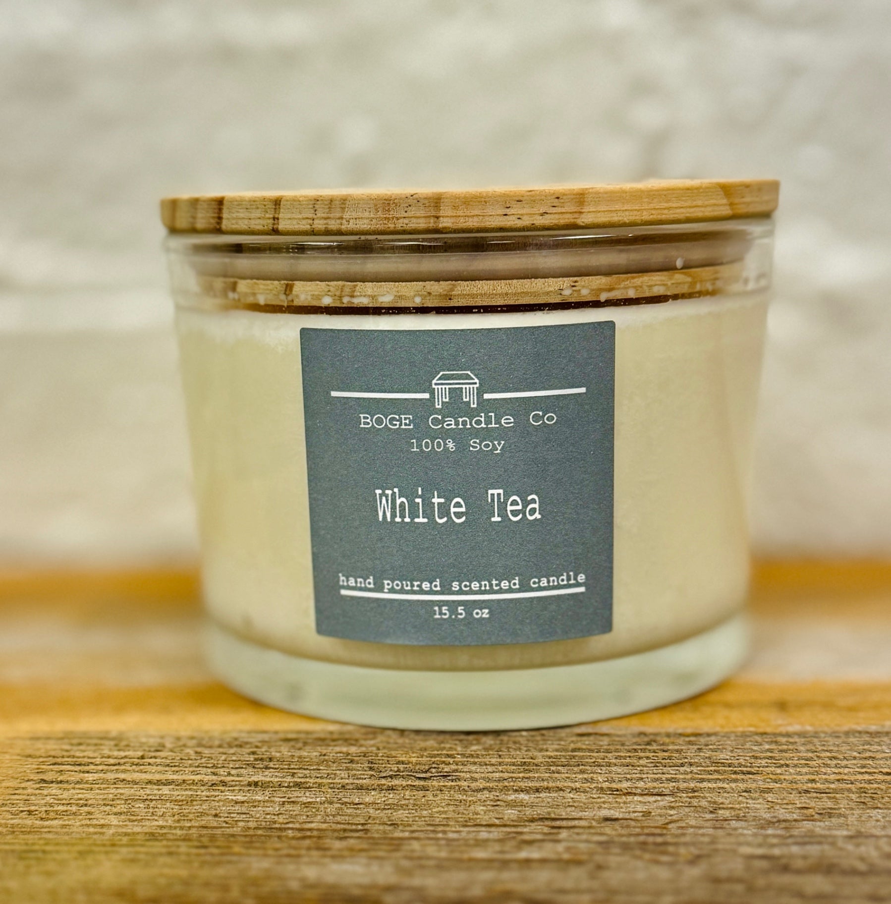 White Tea Soy Candle  15.5 oz