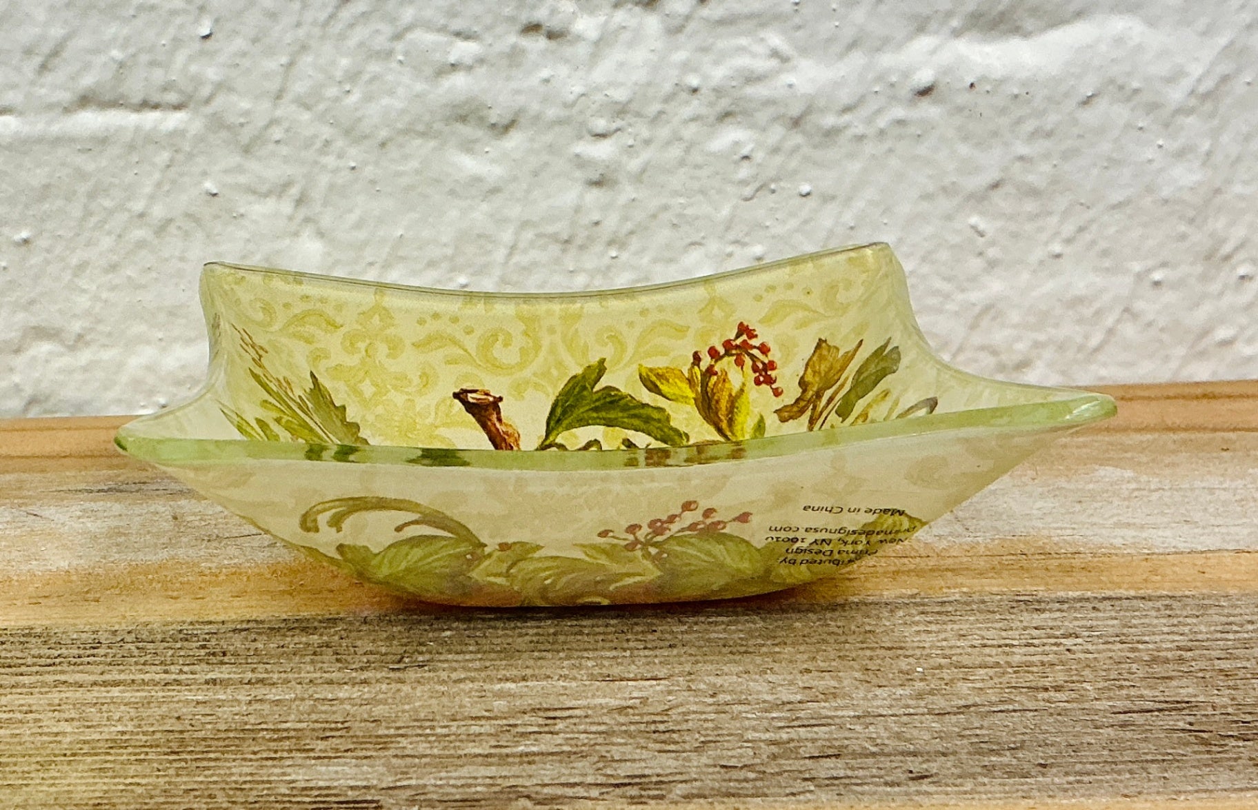 Decorative Glass Pumpkin Bowl 1