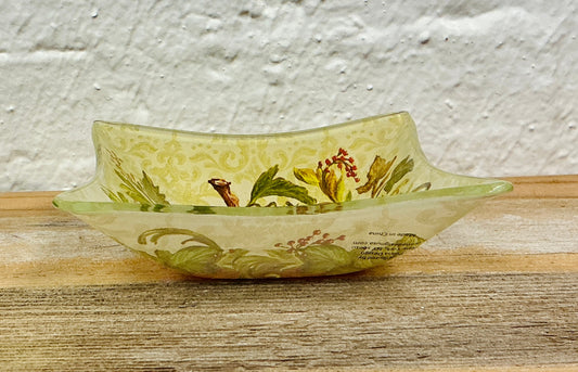 Decorative Glass Pumpkin Bowl 1