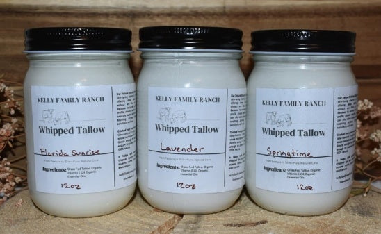 Kelly Family Ranch 12oz Fall Spice Whipped Tallow