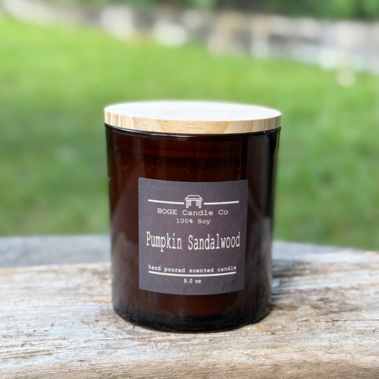 Pumpkin Sandalwood Soy Candle 9.0 oz