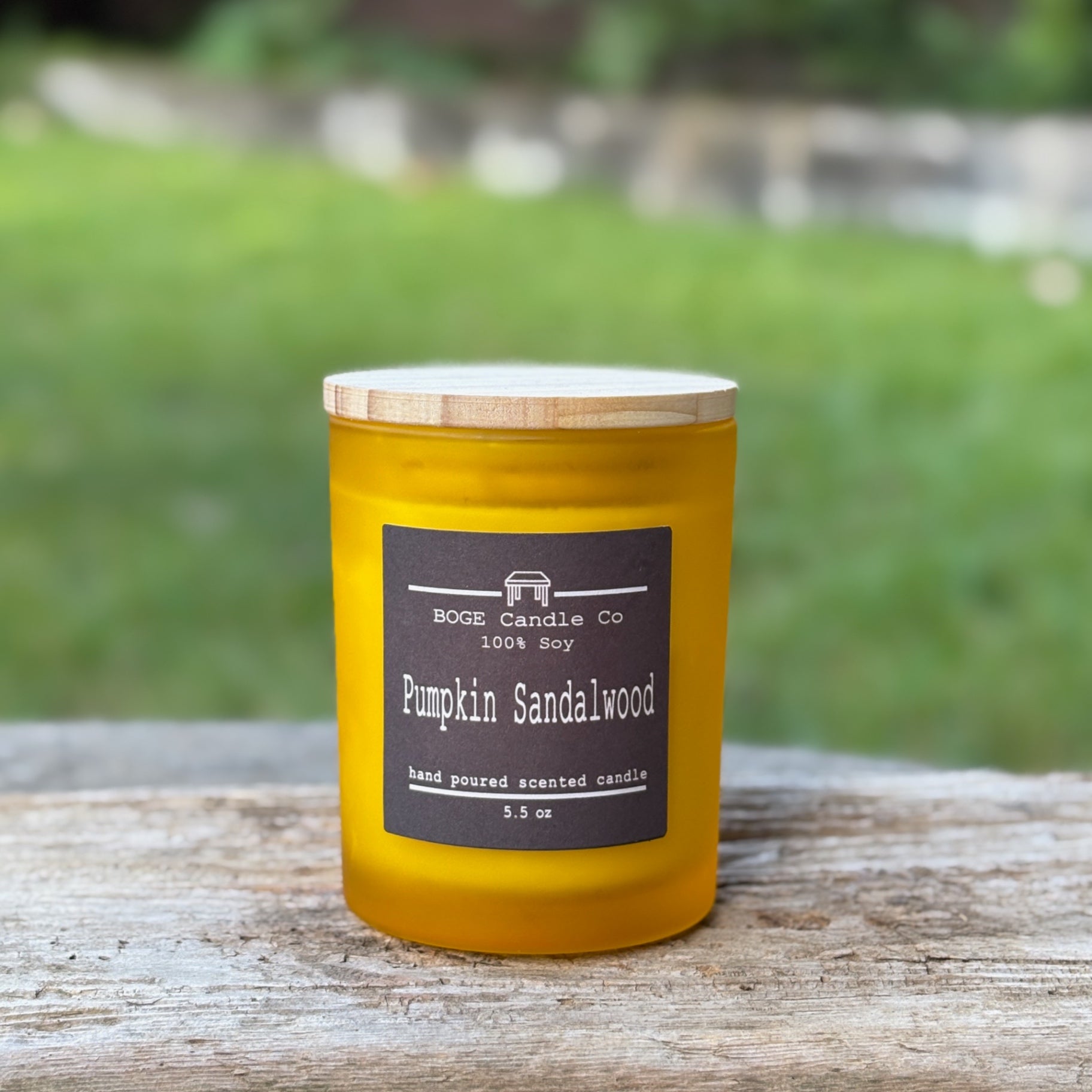 Pumpkin Sandalwood Soy Candles 5.5 oz