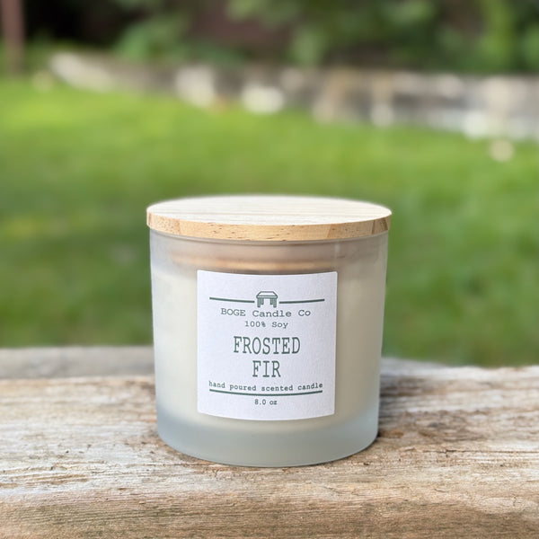 Frosted Fir Soy Candle 8.0 oz Wide 