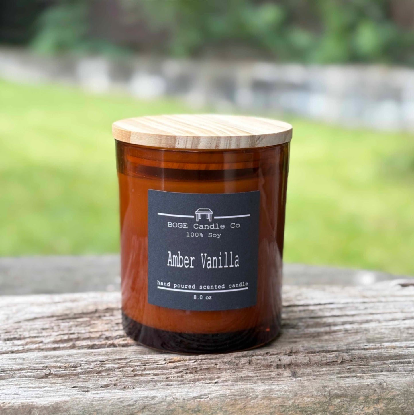 Amber Vanilla Soy Candle 8.0 oz