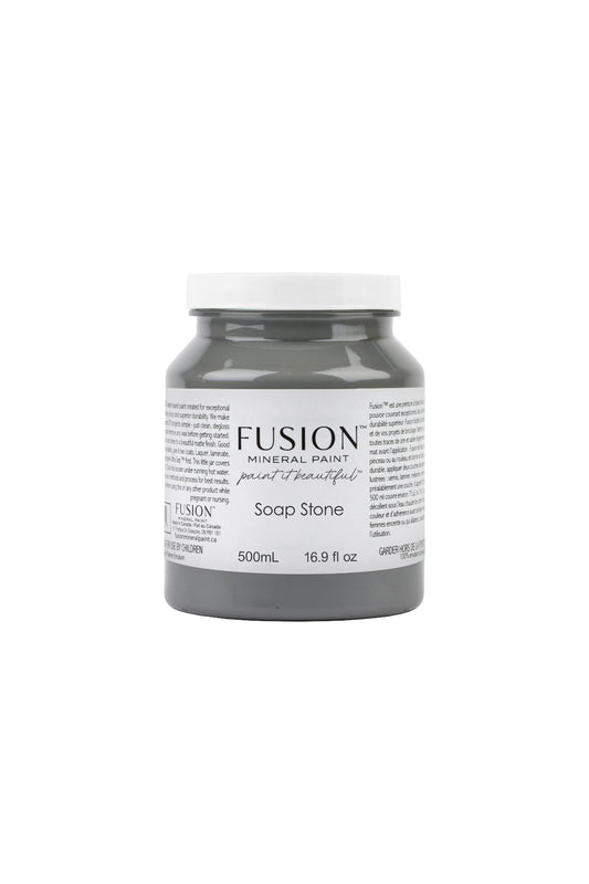 Fusion Mineral Paint 500ml or 16.9 oz. Soap Stone
