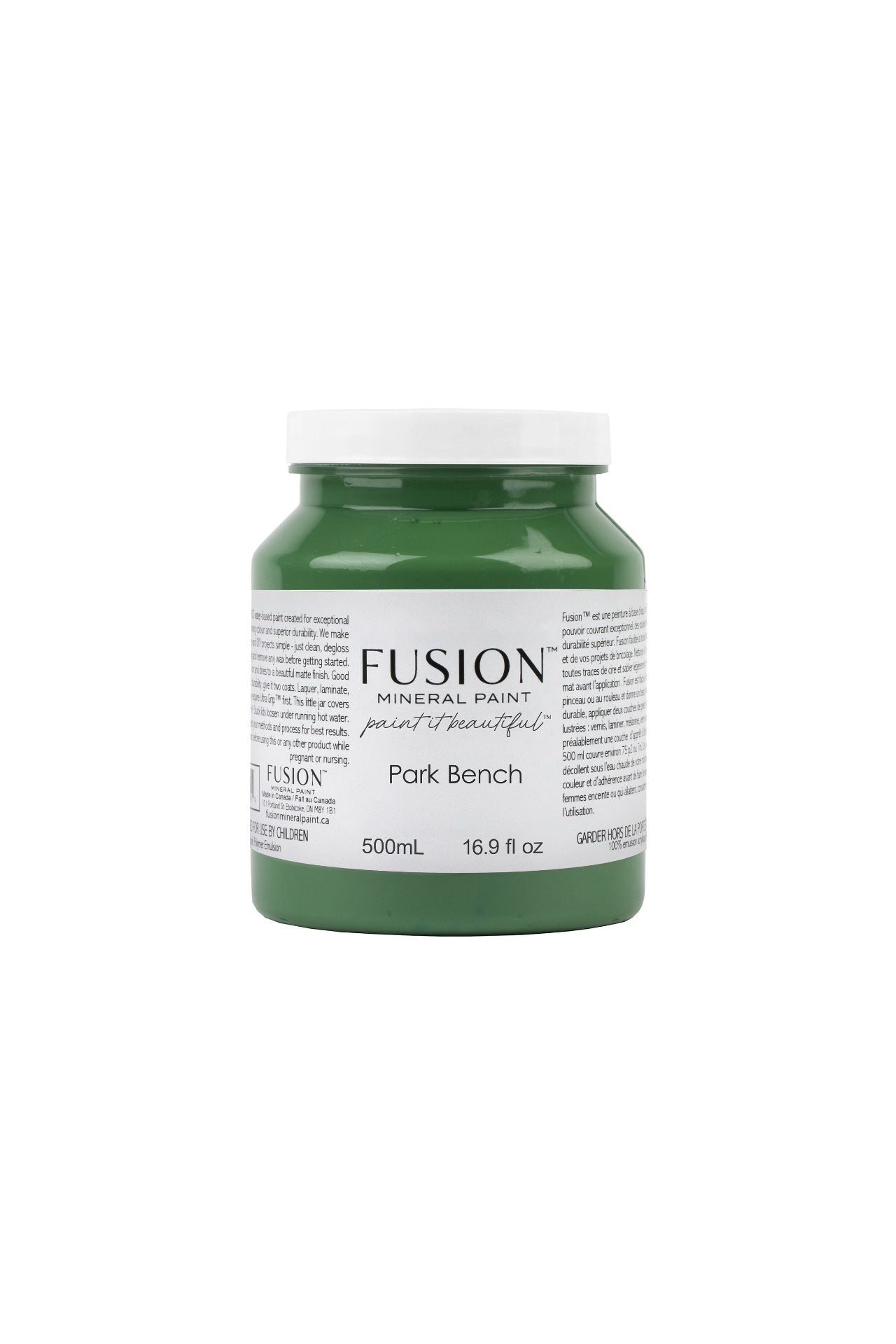 Fusion Mineral Paint 500ml or 16.9 oz. Park Bench