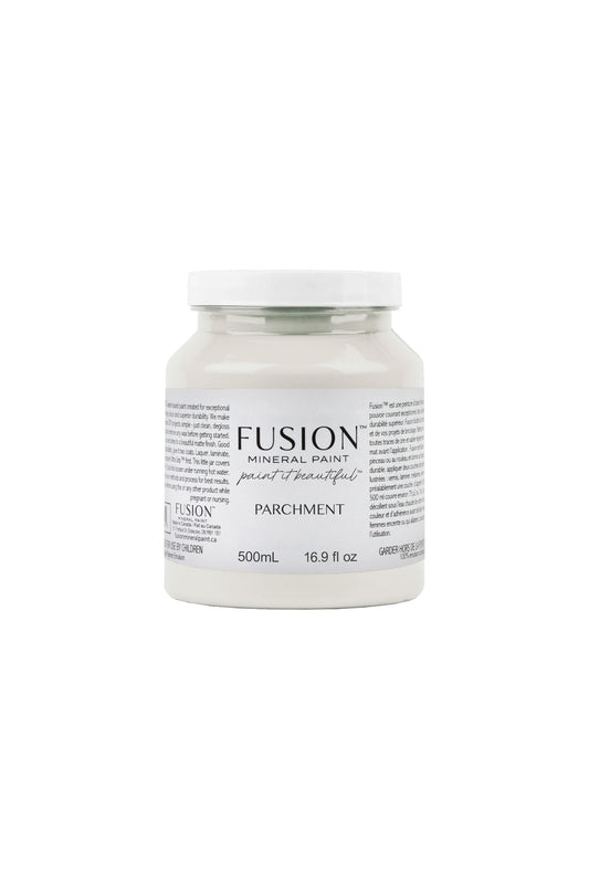 Fusion Mineral Paint 500ml or 16.9 oz. Parchment