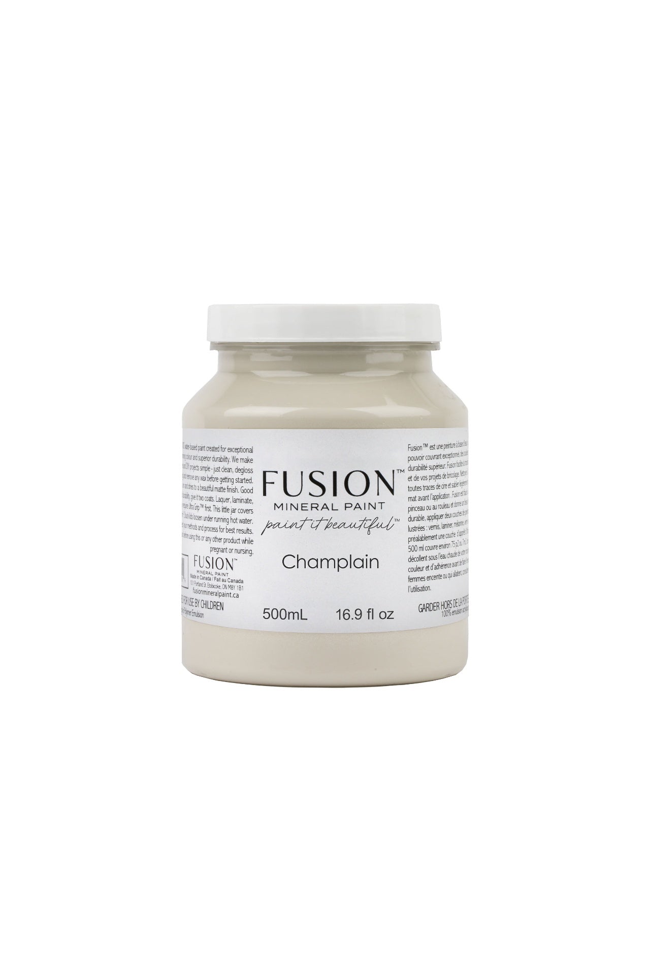 Fusion Mineral Paint 500ml or 16.9 oz. Champlain