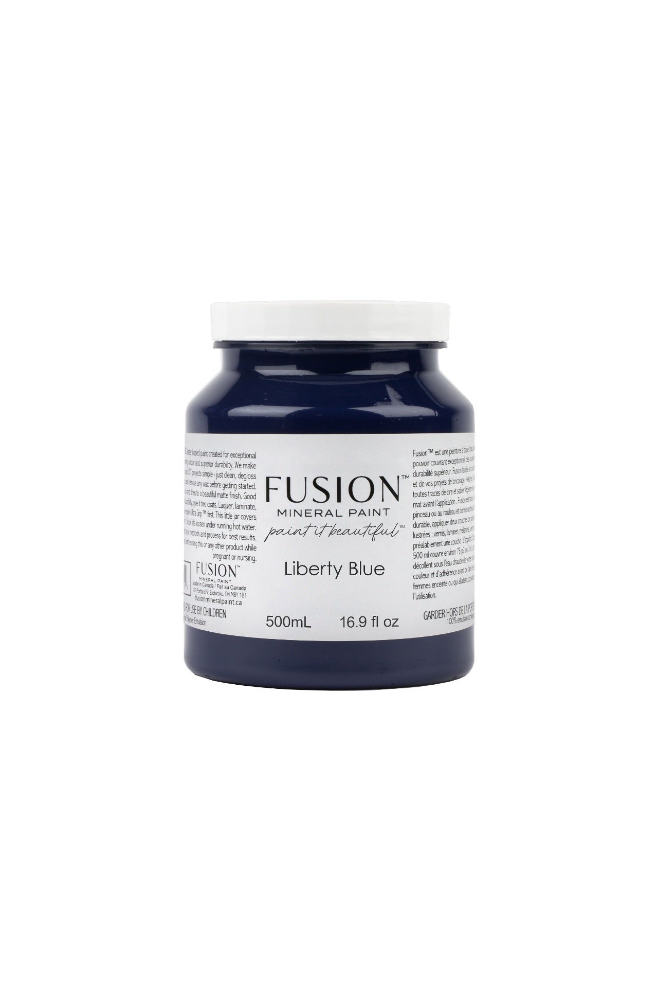 Fusion Mineral Paint 500ml or 16.9 oz. Liberty Blue