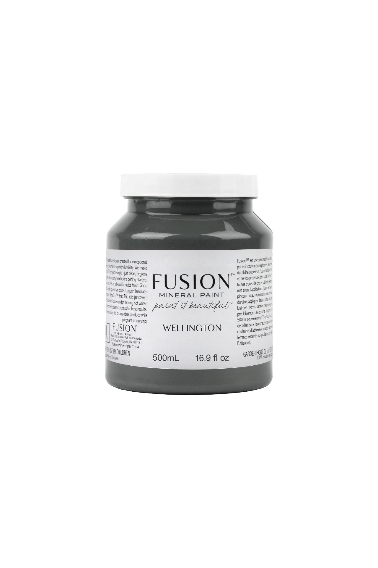 Fusion Mineral Paint 500ml or 16.9 oz. Wellington