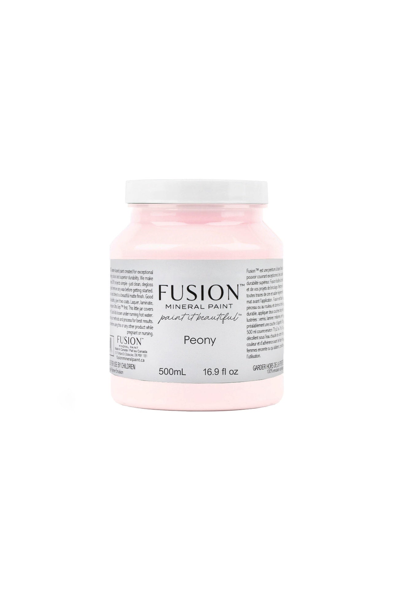 Fusion Mineral Paint 500ml or 16.9 oz. Peony