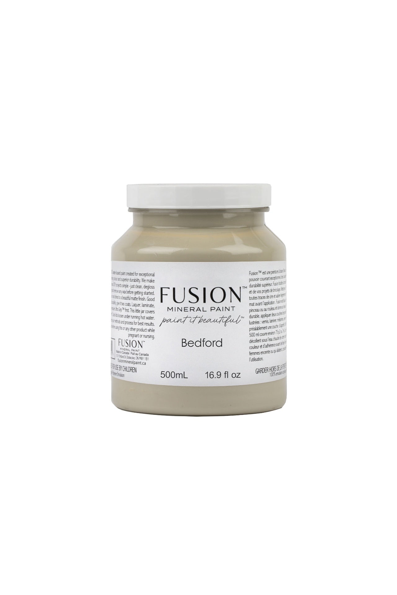 Fusion Mineral Paint 500ml or 16.9 oz. Bedford