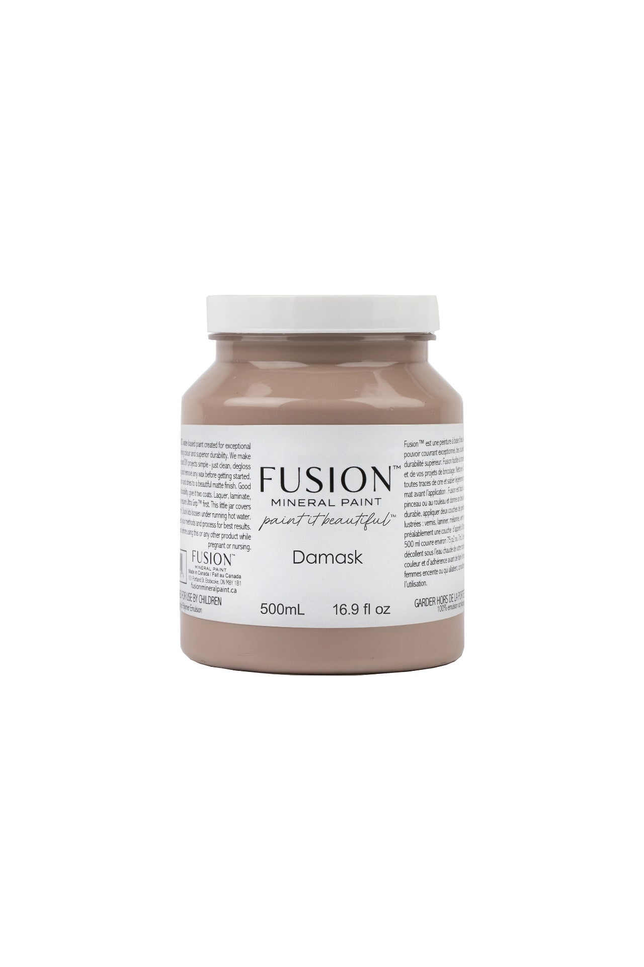 Fusion Mineral Paint 500ml or 16.9 oz. Damask