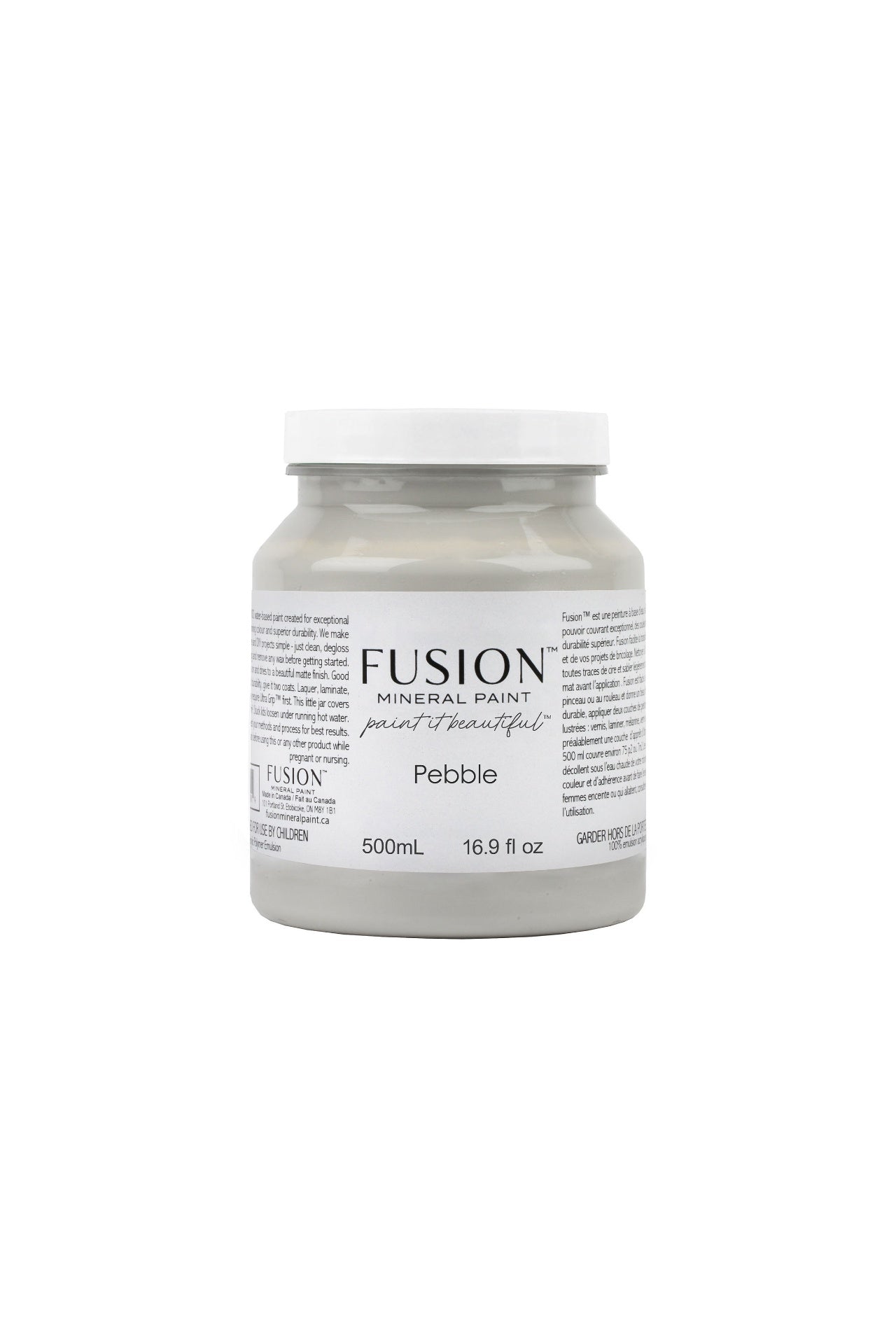 Fusion Mineral Paint 500ml or 16.9 oz. Pebble