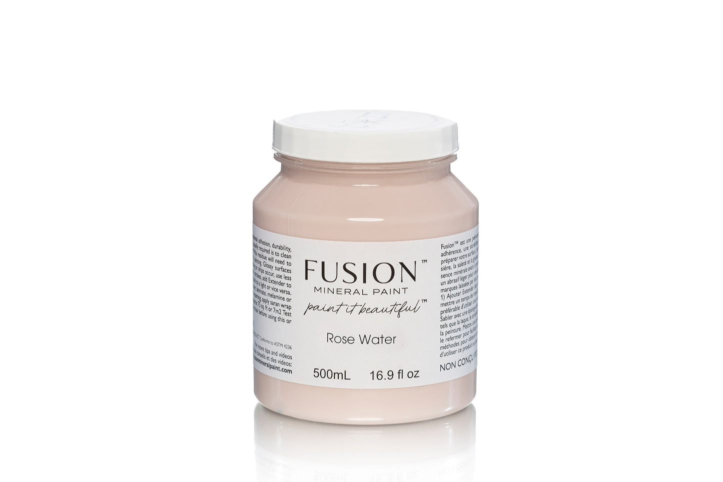 Fusion Mineral Paint 500ml or 16.9 oz. Rose Water