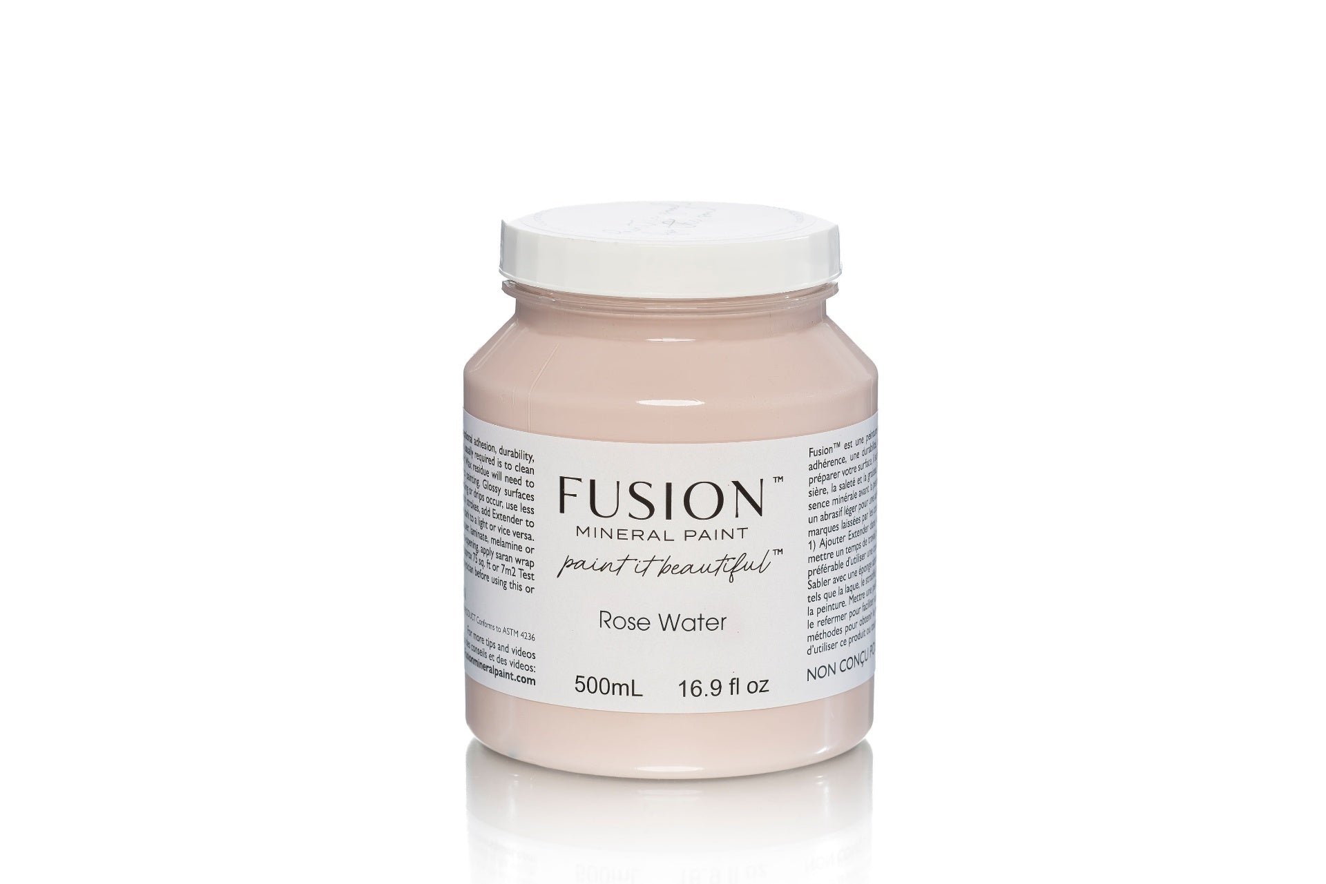 Fusion Mineral Paint 500ml or 16.9 oz. Rose Water