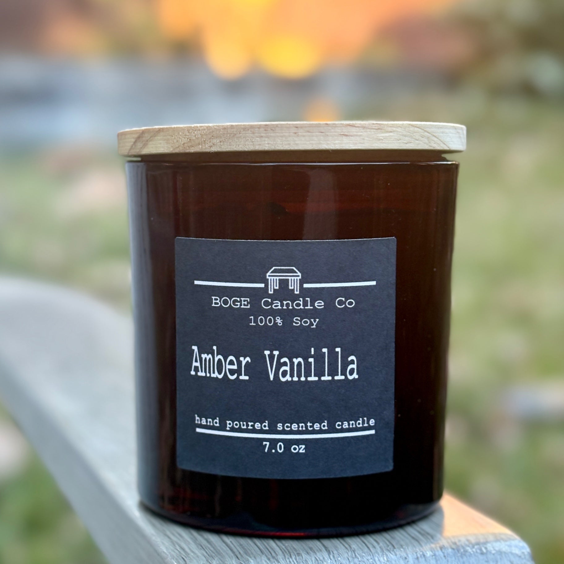 Amber Vanilla Soy Candle 7.0 oz