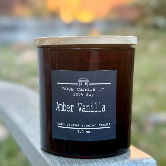 Amber Vanilla Soy Candle 7.0 oz