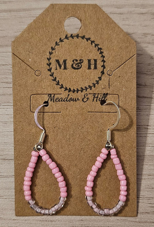 Meadow & Hill Earrings Two Tone Pink