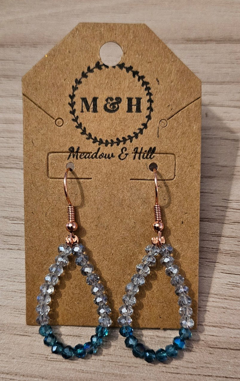Meadow & Hill Earrings Grey and Blue