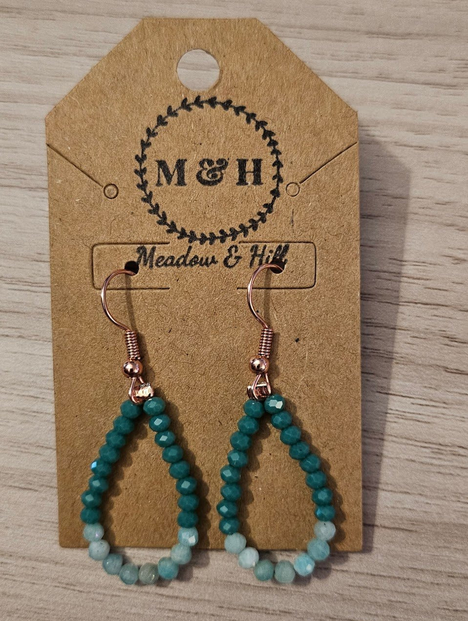Meadow & Hill Earrings Teal & Turquoise