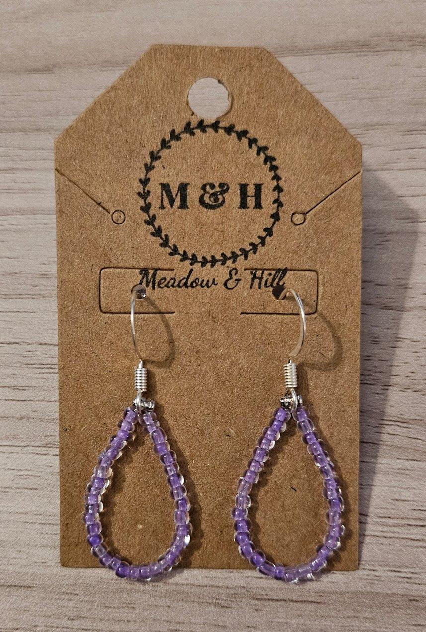 Meadow & Hill Earrings Pastel Purple