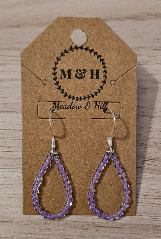 Meadow & Hill Earrings Pastel Purple