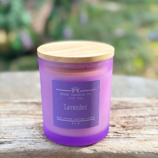 Lavender Soy Candle 8.0 oz Purple