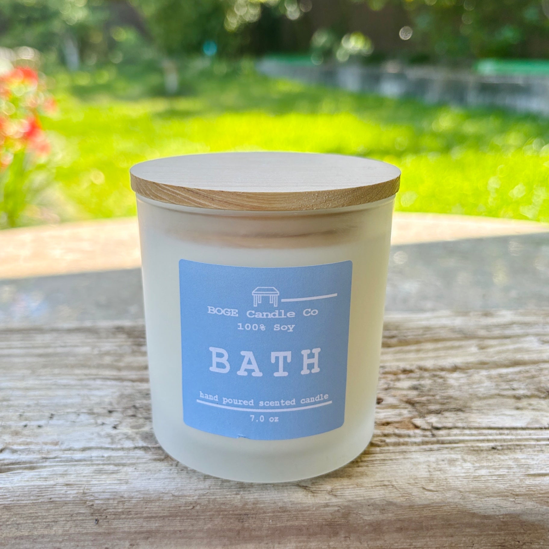 BATH Soy Candle 7.0 oz Off-white/Beige