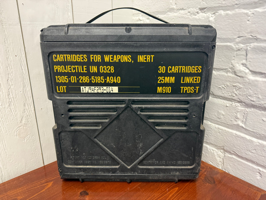 storage box for 30 military ammunition cartridges