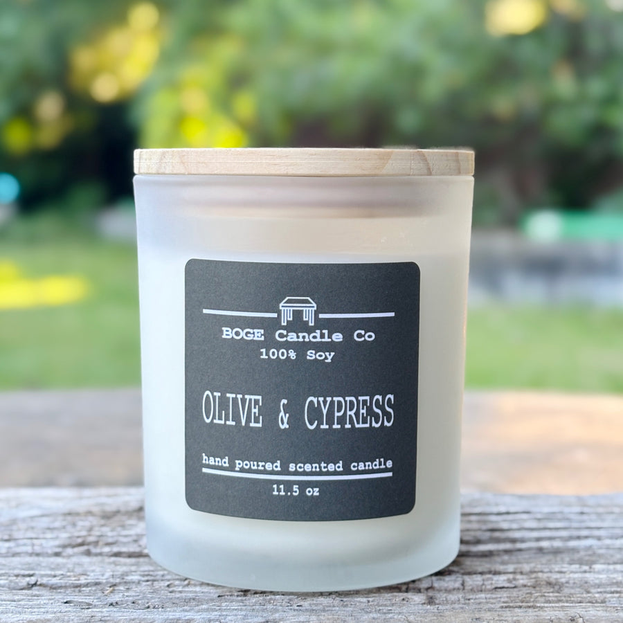 Olive & Cypress Soy Candles 11.5 oz