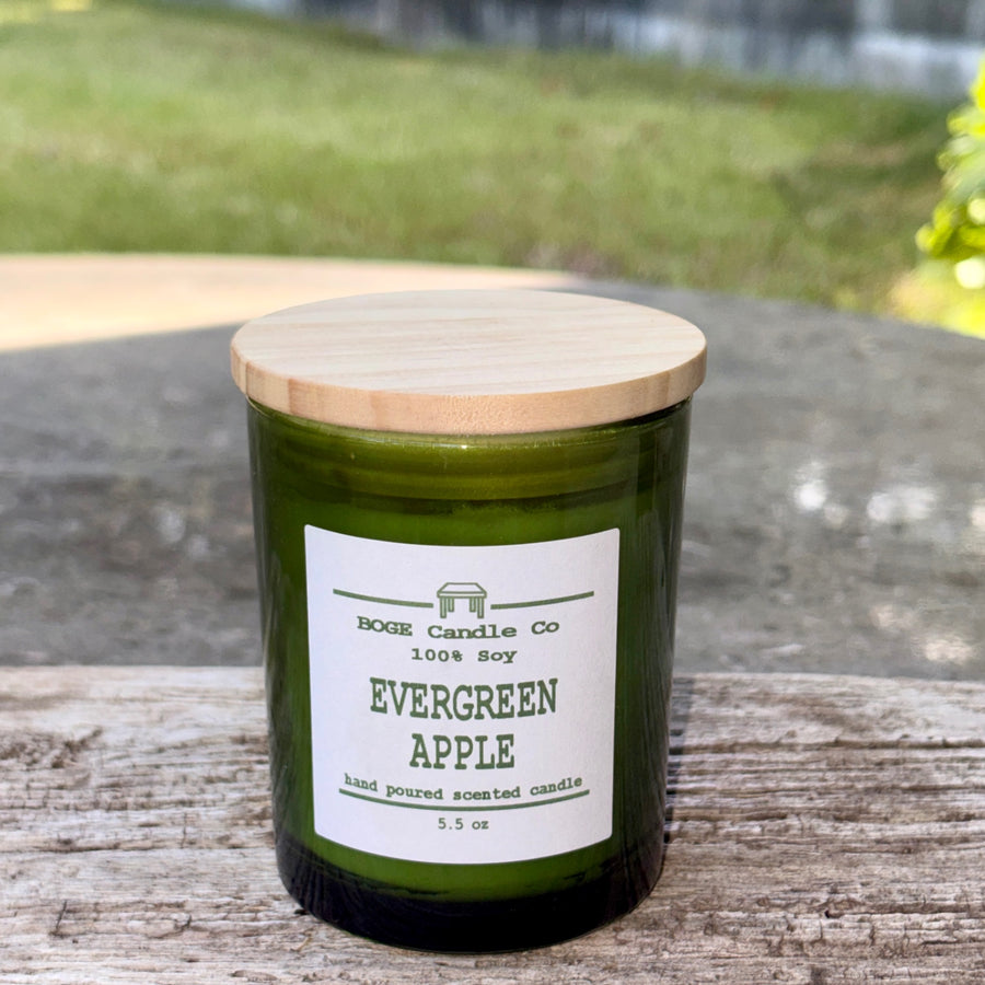 Evergreen Apple Soy Candle 5.5 oz