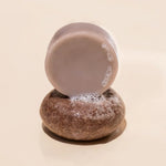 Chai Spice shampoo and conditioner bars by Humby Organics, a protein hair care set for thin, fine hair