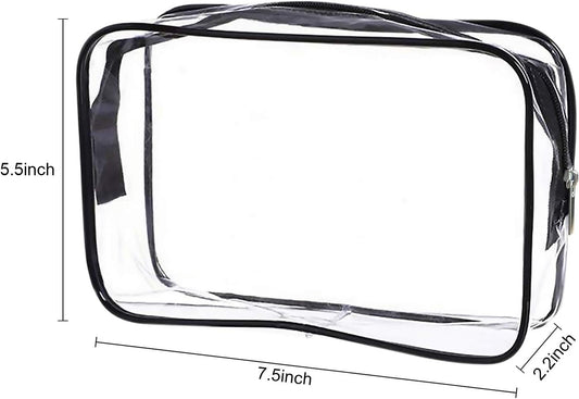 Cosywell Clear Toiletry Bag, Quart size