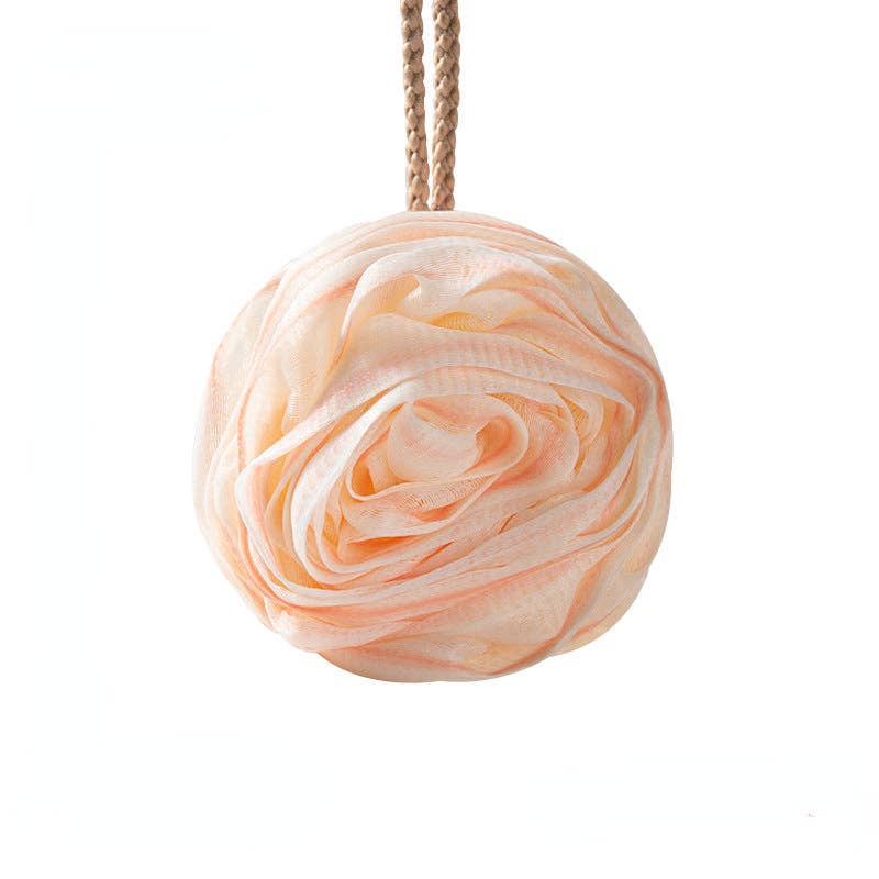 Rose Shower Pouf Premium Quality and Rich Foaming