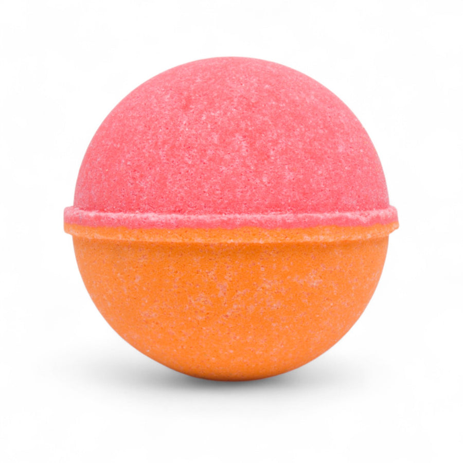 Autumn Apple Bath Bomb handcrafted by Monticello Soap Company, sweet apple cider fall fizzy bomb with warm spice