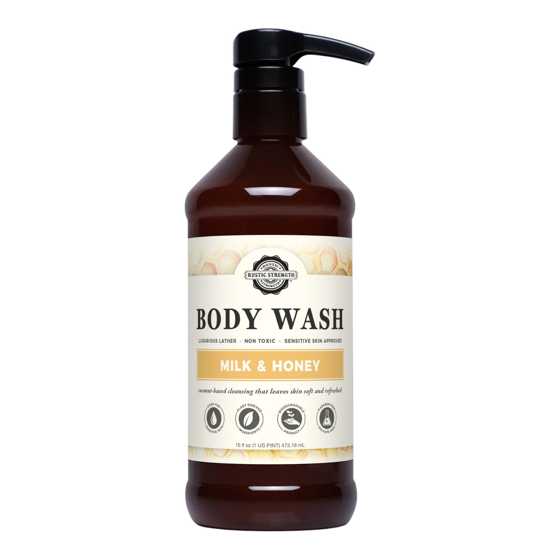 Body Wash, 16 oz. - Milk & Honey