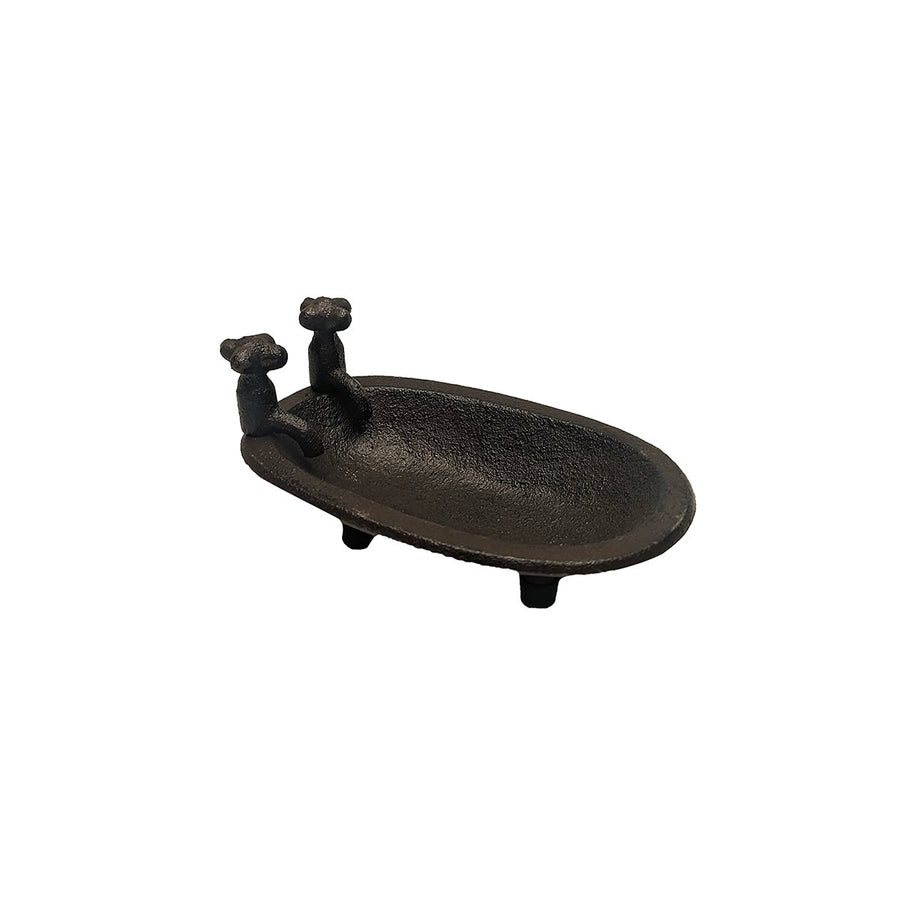 Cast Iron Clawfoot Tub Soap Dish - Rustic Victorian Farmhouse