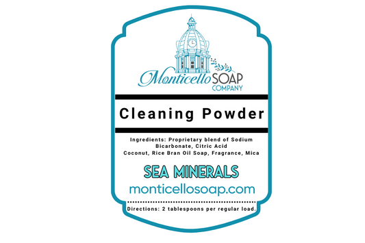 Natural Cleaning Powder 16 oz - Sea Minerals