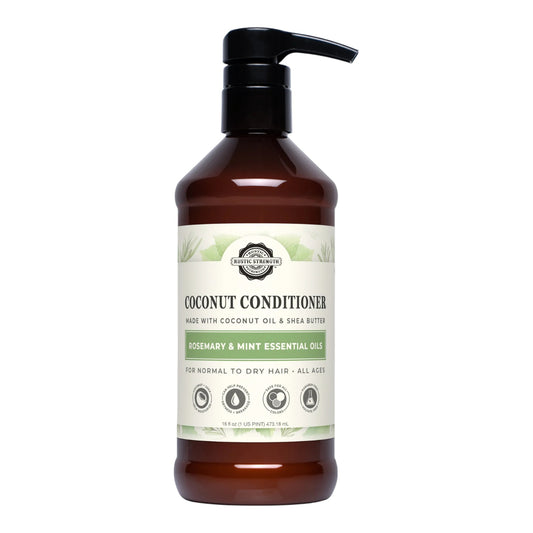 Coconut Conditioner, 16 oz. - Rosemary & Mint