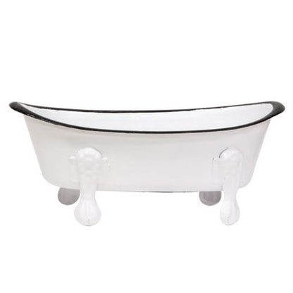 Metal Iron Clawfoot Bathtub Soap Dish