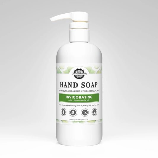 Liquid Hand Soap, 16 oz Pump Bottle - Invigorating