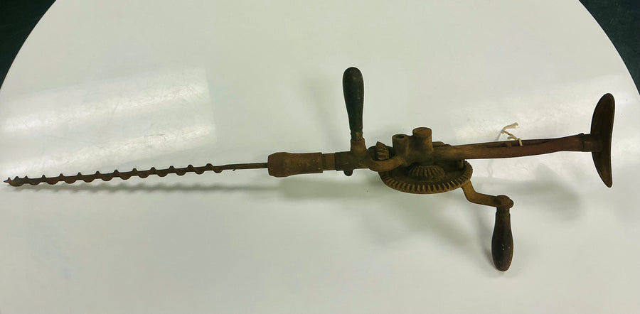 Vintage Chest Hand Powered Drill, vintage one-of-a-kind find from Monticello Soap Company